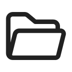 Folder Open SVG Icon